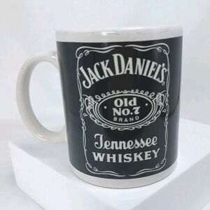Vintage 2001 Jack Daniels Old No. 7 Brand Tennessee Whiskey Coffee Cup Mug 4"